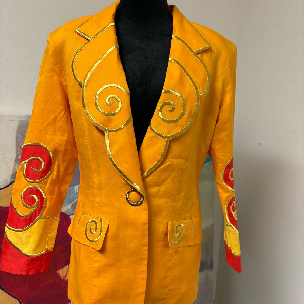Vibrant Orange Women's Jacket